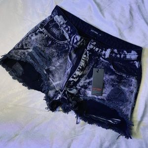 NWT Disturbia Distressed Denim Shorts